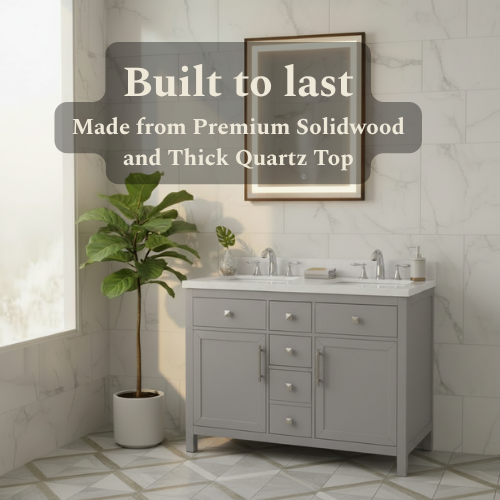 Lavanti Oakford - Gray 48" Double Sink