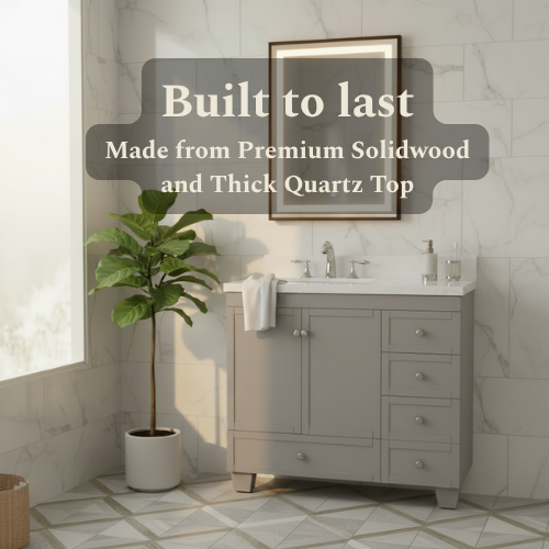 Lavanti Depos - Gray 36" Left Sink