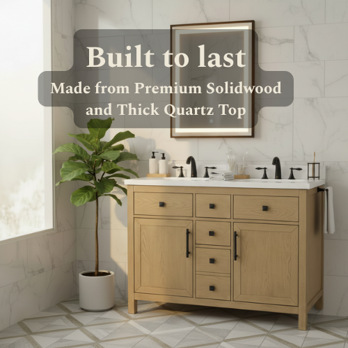 Lavanti Oakford - Oak 48" Double Sink