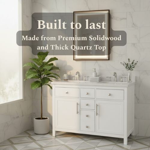 Lavanti Oakford - White 48" Double Sink