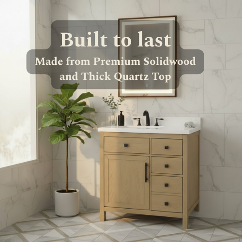 Lavanti Oakford - Oak 36" Left Sink