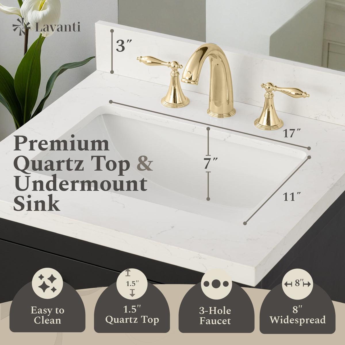 Lavanti Oakford - Black 24*18"