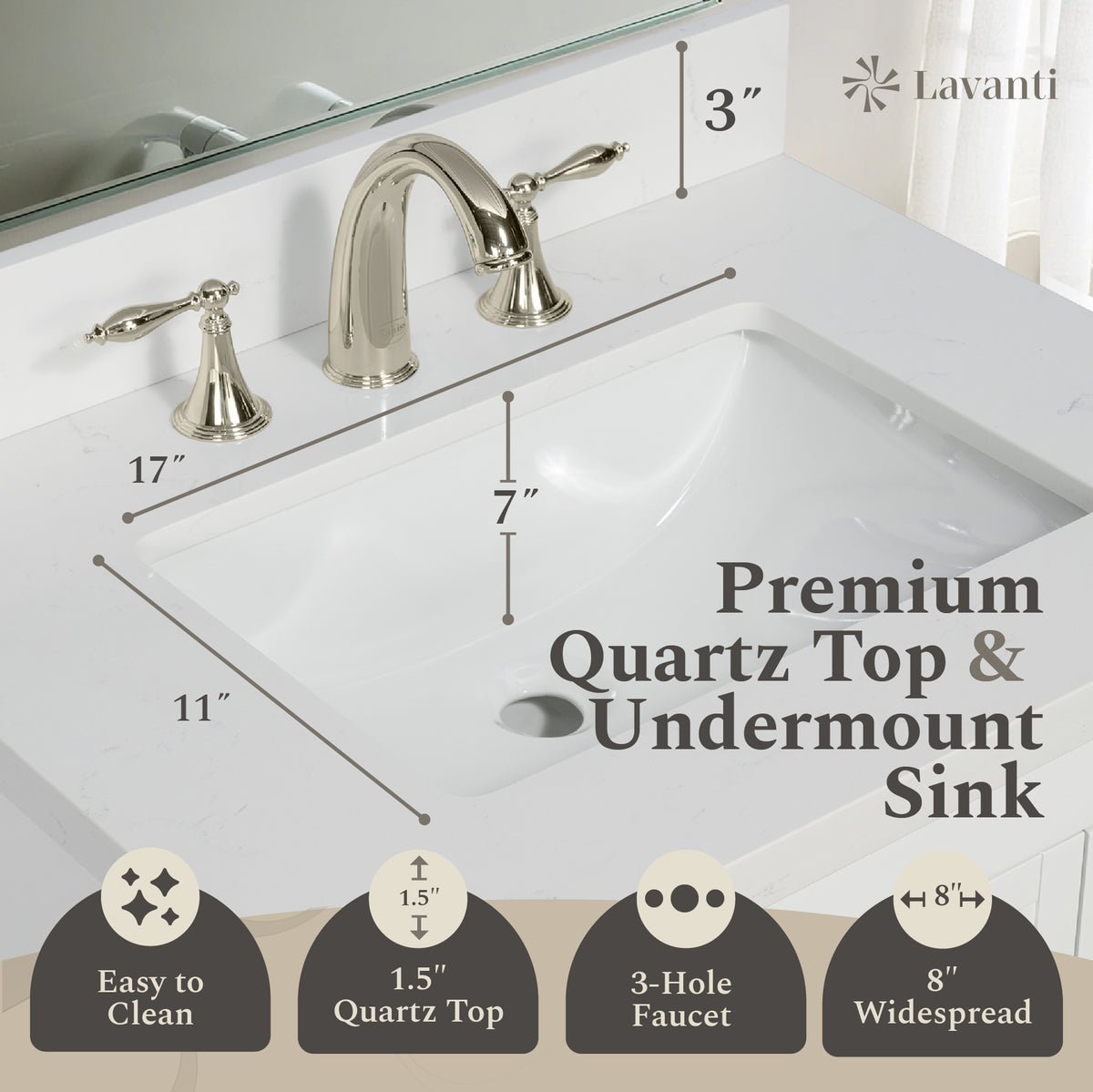 Lavanti Depos - White 30*18"