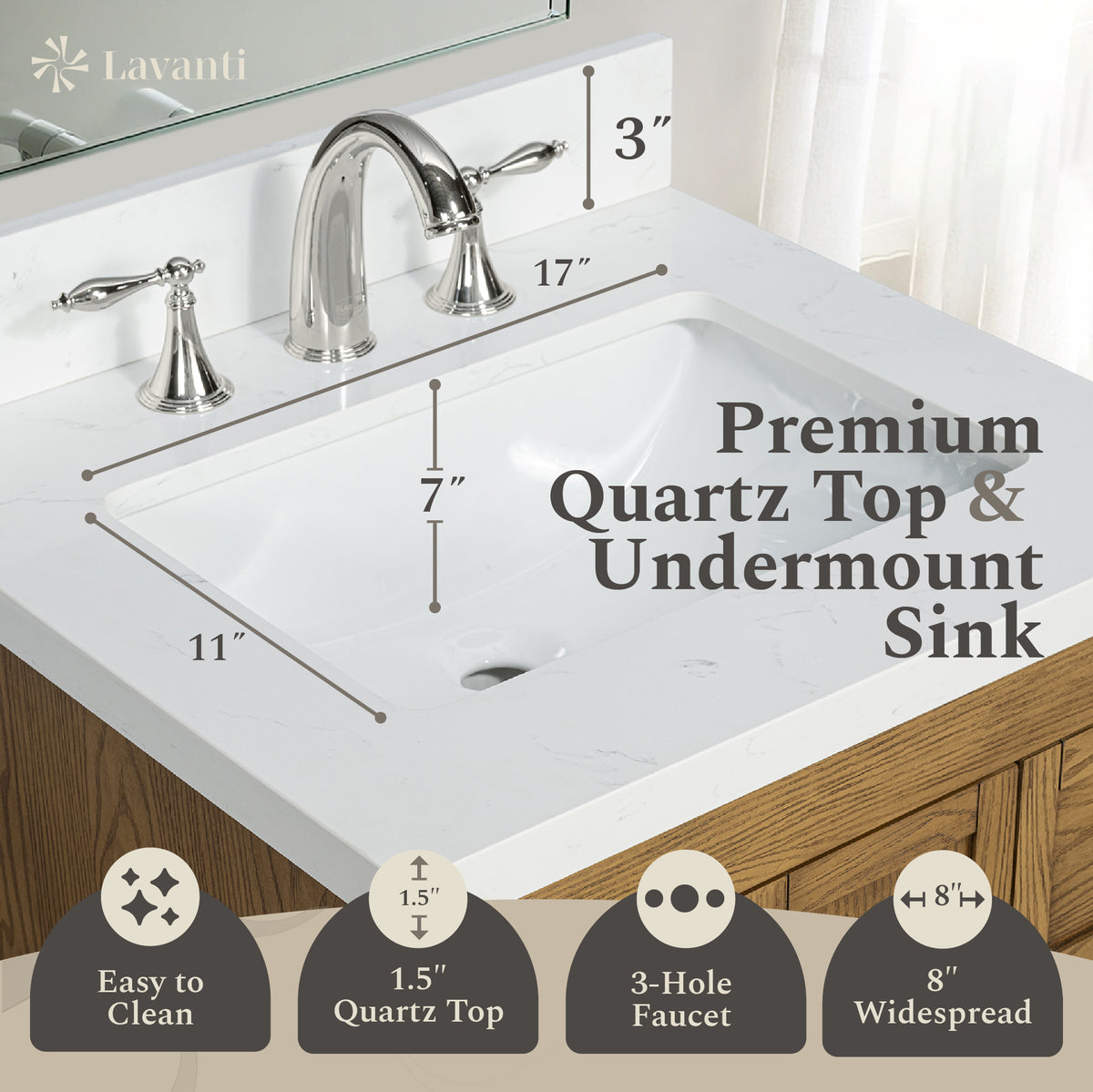 Lavanti Depos - Gray Oak 24"