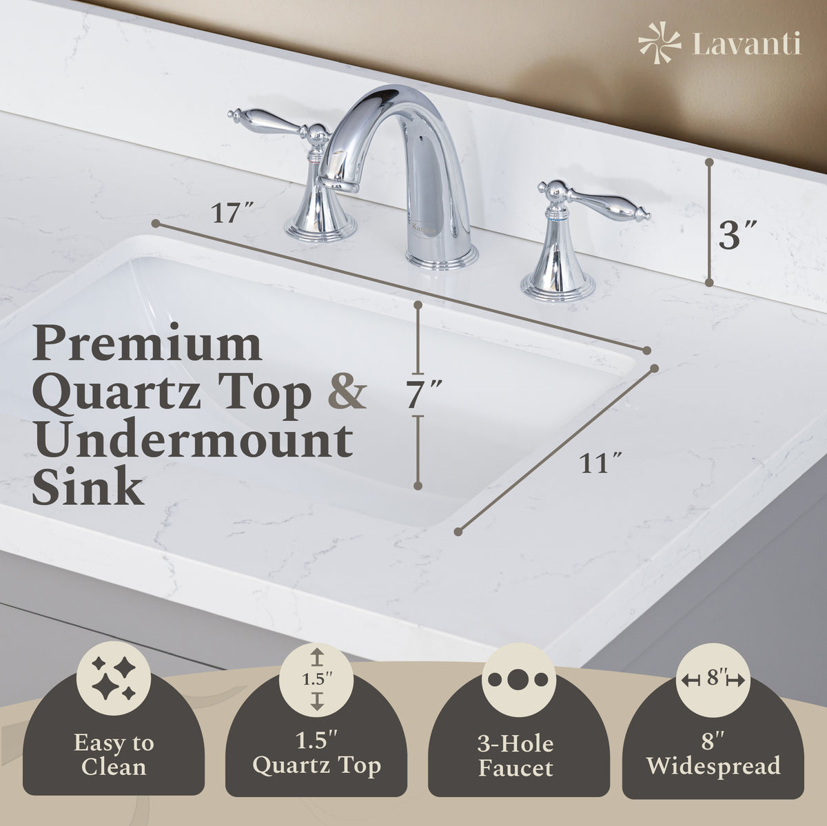 Lavanti Oakford - Gray 66"