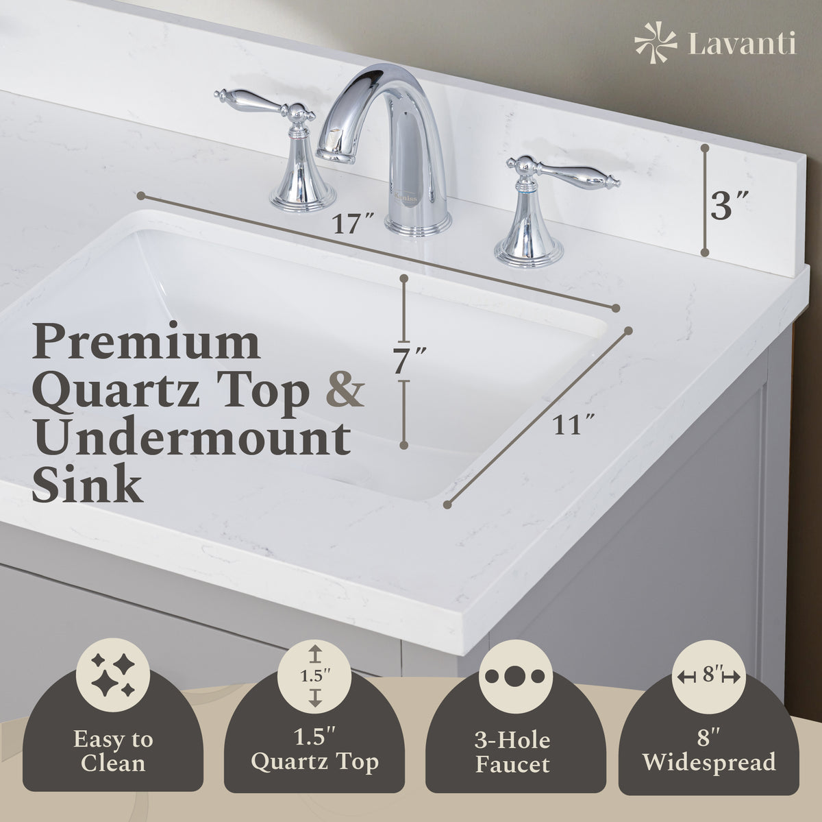 Lavanti Oakford - Gray 54"