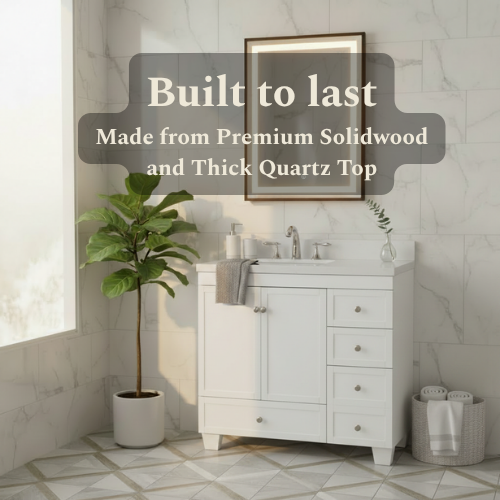 Lavanti Depos - White 36" Left Sink