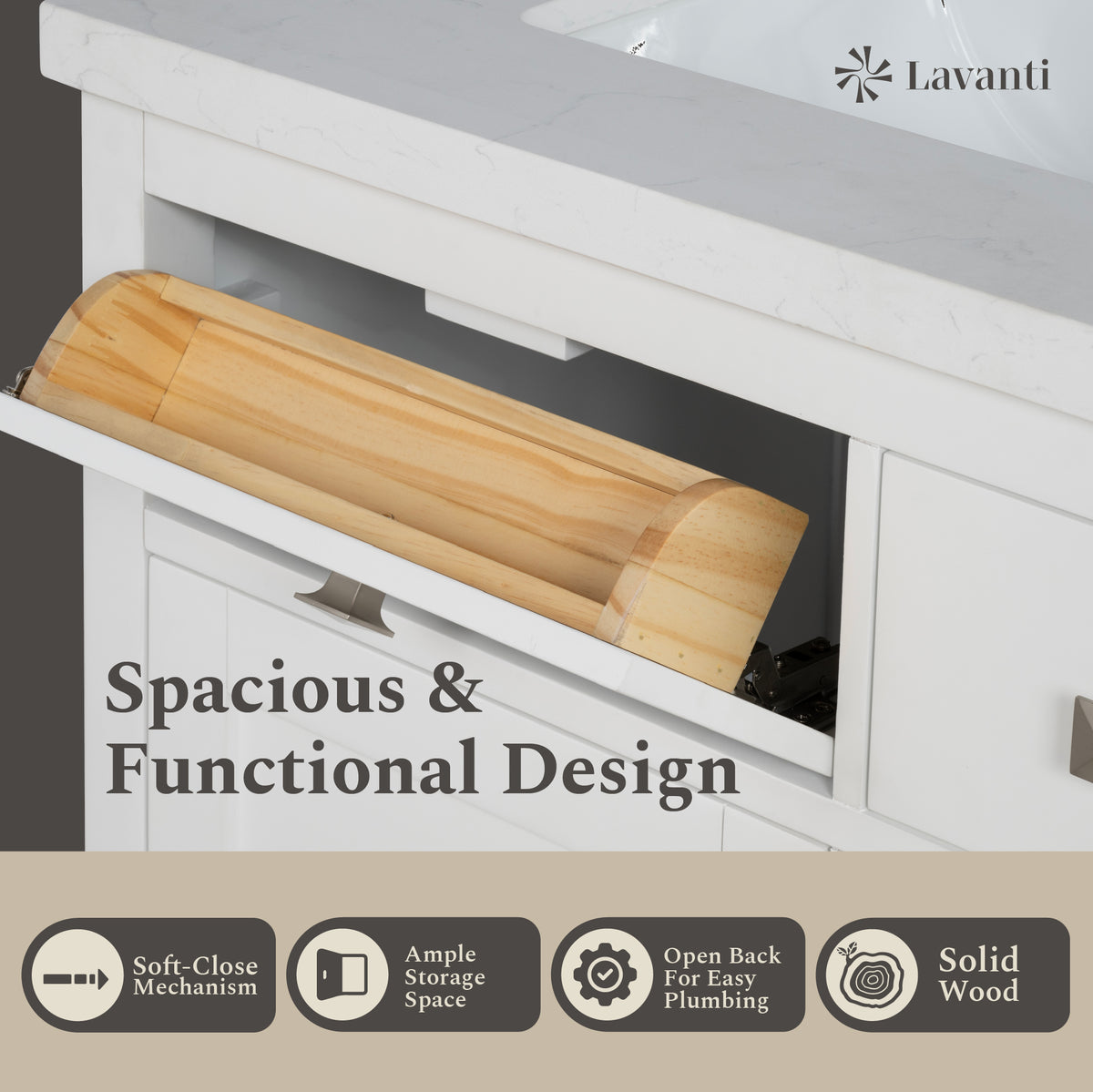 Lavanti Oakford - White 30*18"