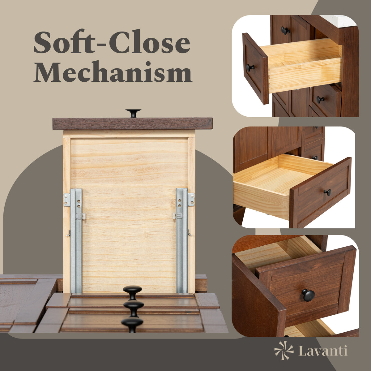 Lavanti Depos - Walnut 30"