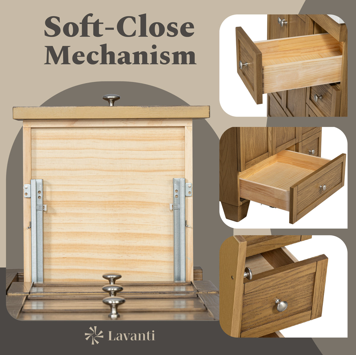 Lavanti Depos - Gray Oak 24"