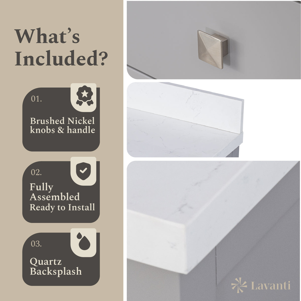 Lavanti Oakford - Gray 84"