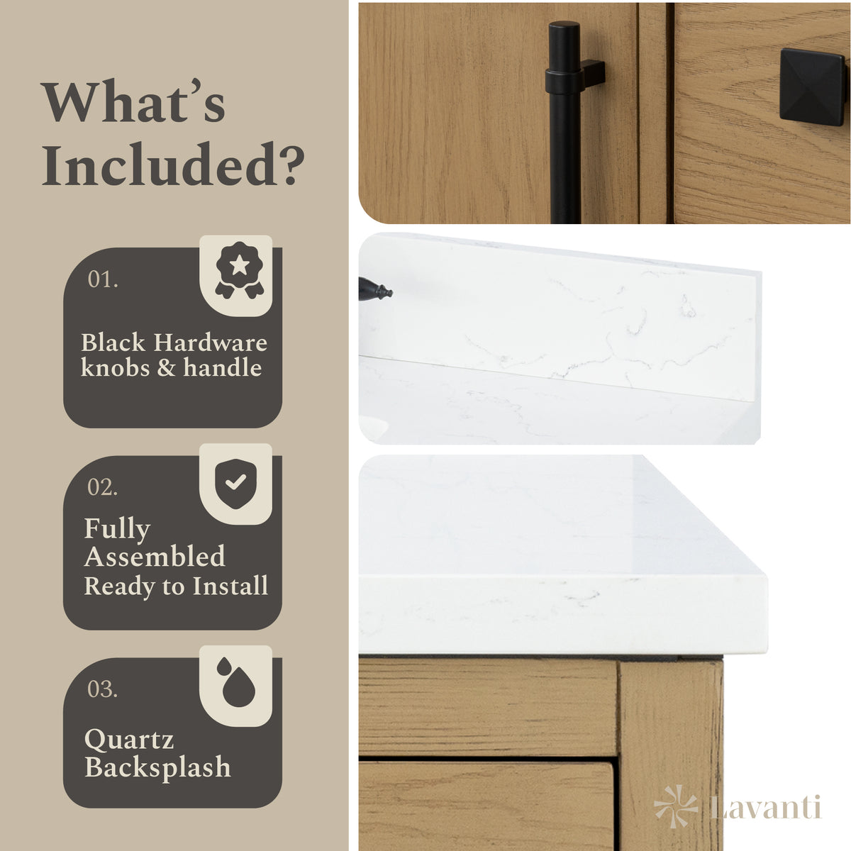 Lavanti Oakford - Oak 48"