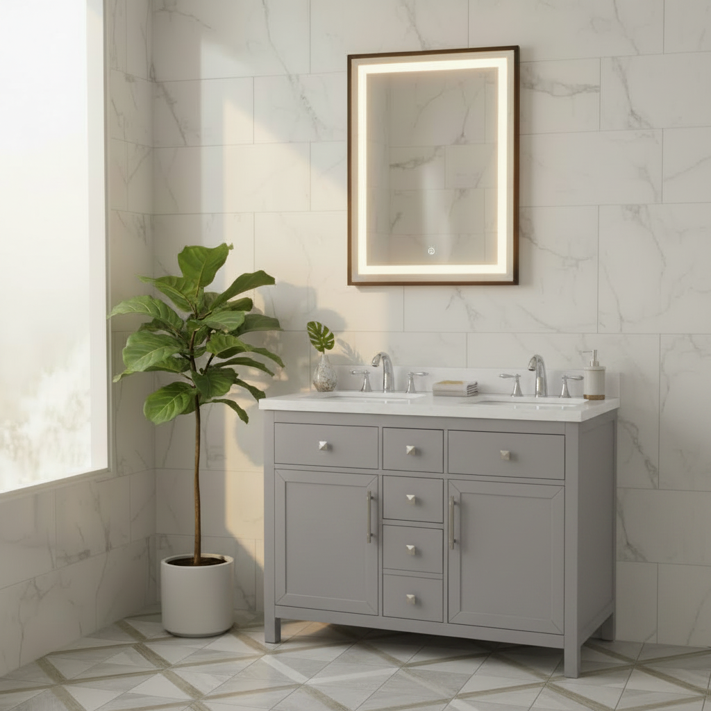 Lavanti Oakford - Gray 48" Double Sink