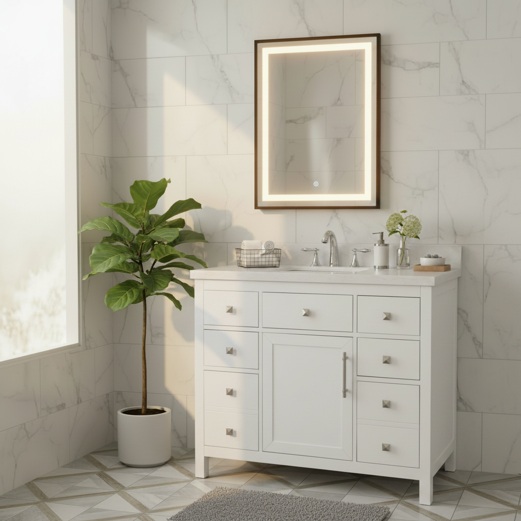 Lavanti Oakford - White 42"