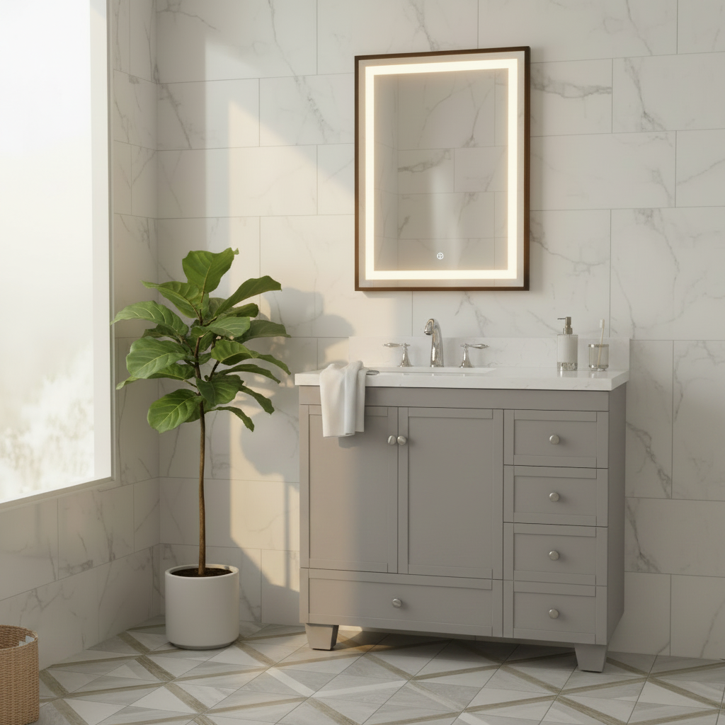 Lavanti Depos - Gray 36" Left Sink