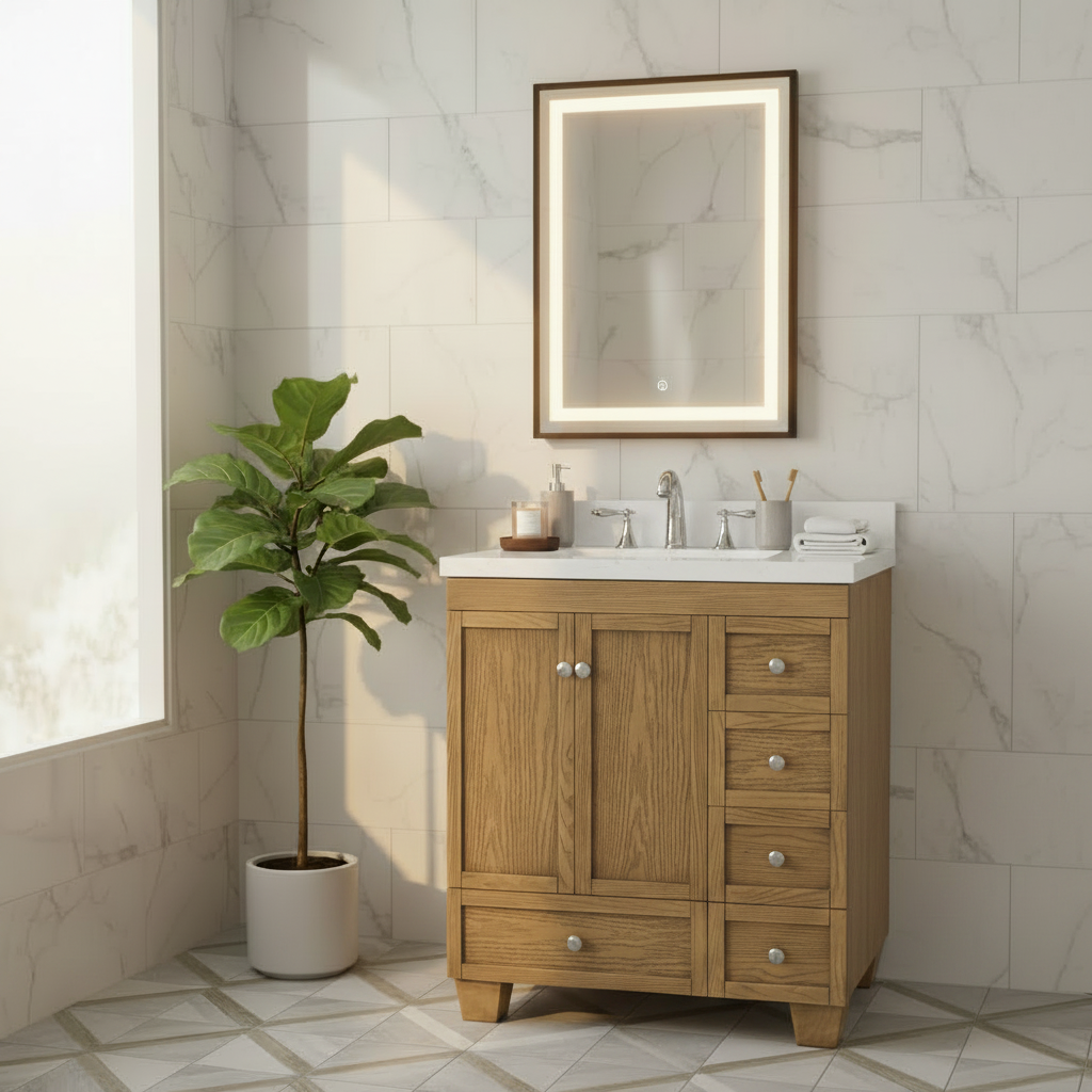 Lavanti Depos - Gray Oak 30*18"